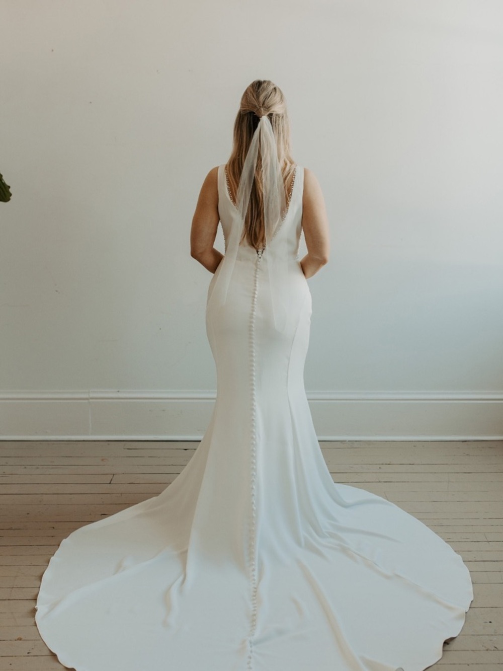 NWOT Etsy Light Ivory Tie Bridal Veil